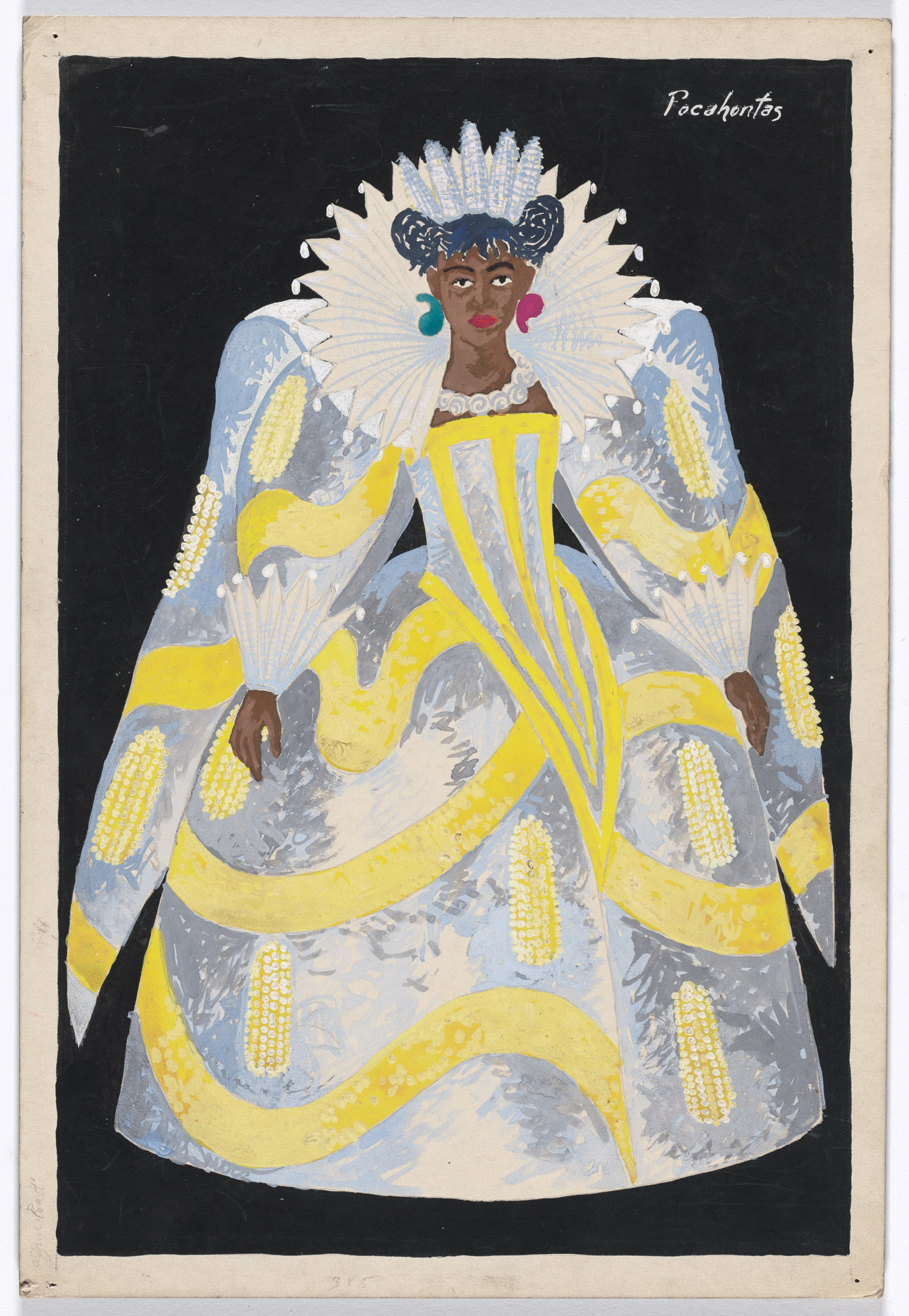 Karl Free. Pocahontas. Costume design for the ballet Pocahontas