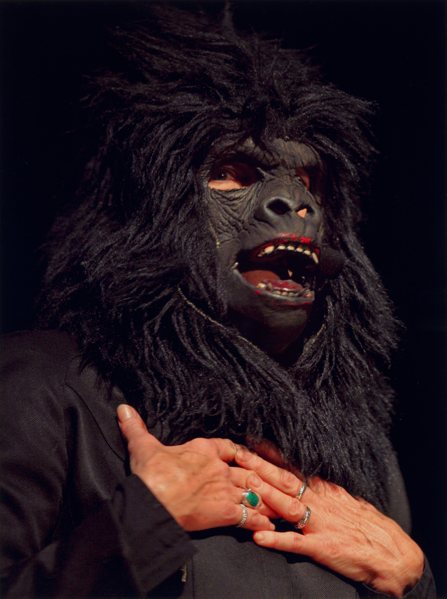 Miriam Berkley. Frida Kahlo, founding member of the Guerrilla Girls, at MoMA Feminist Future Conference
