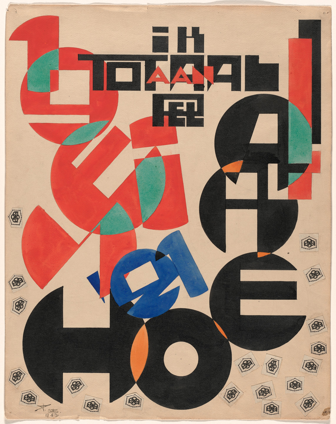 Jozef Peeters. Hooray! (Hoera!). 1921
