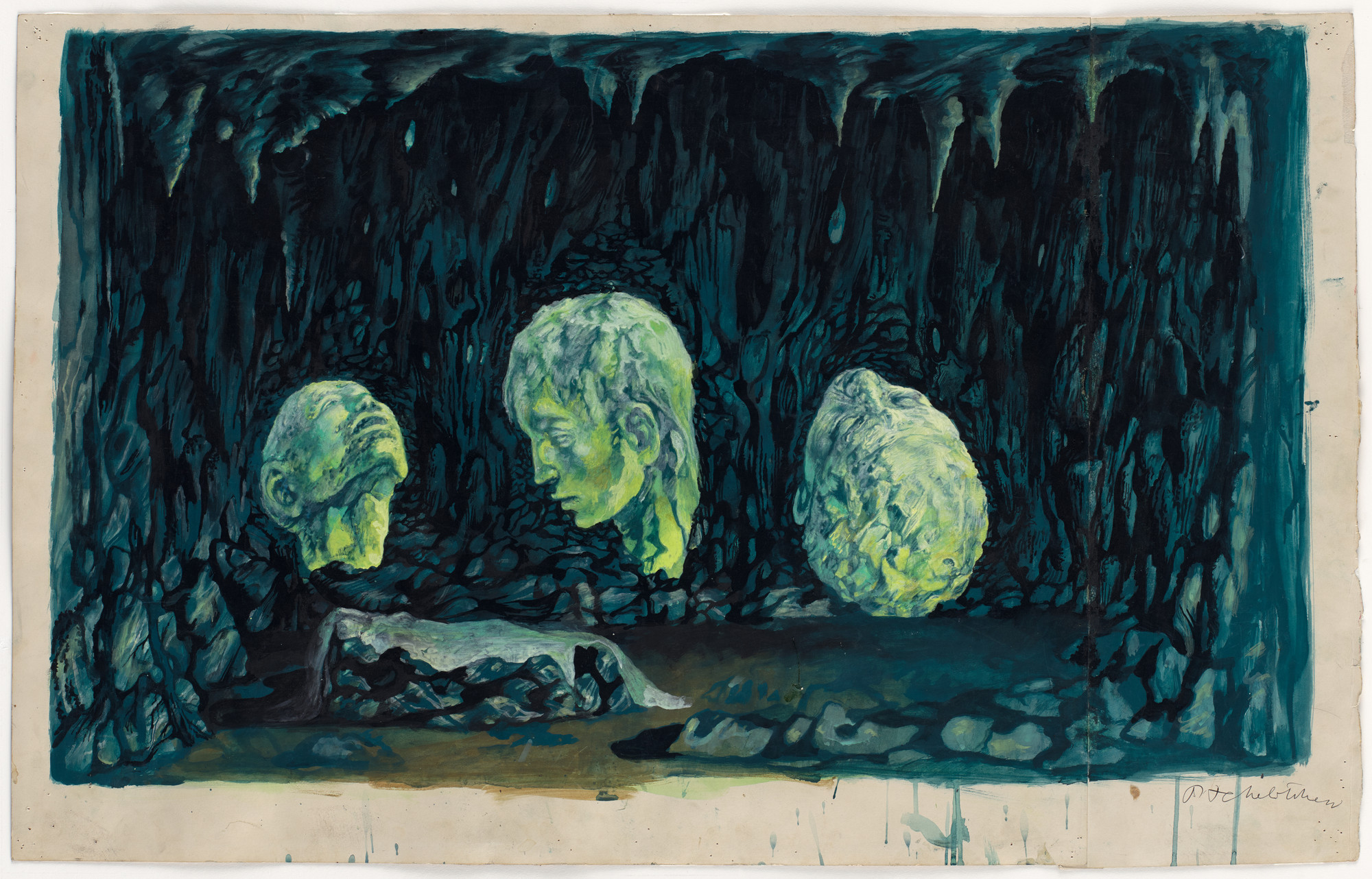 Pavel Tchelitchew. Design for the ballet The Cave of Sleep