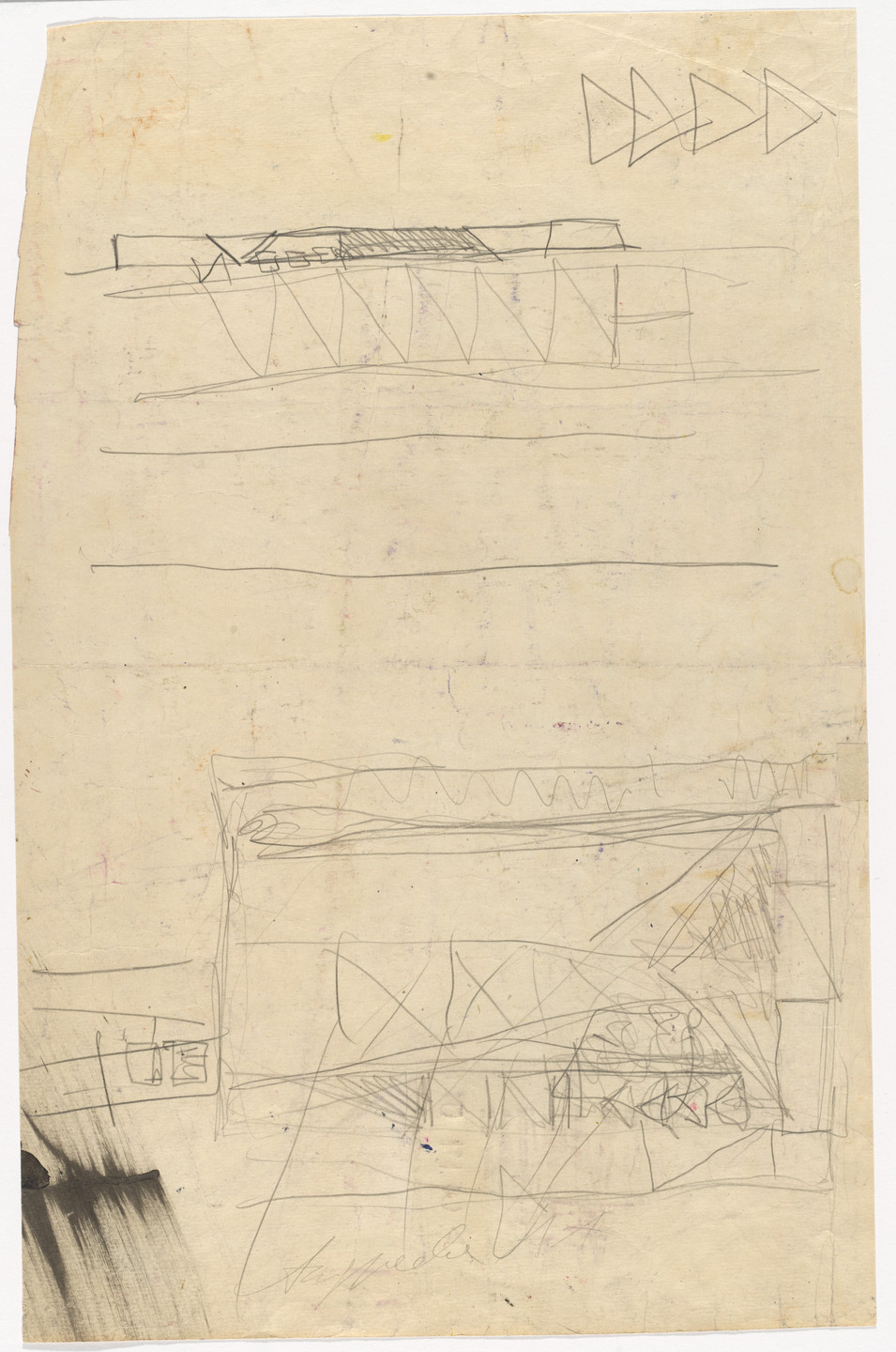 Anna Andreeva. Study for Decorative Textile for the Club of Energetics. c. 1967