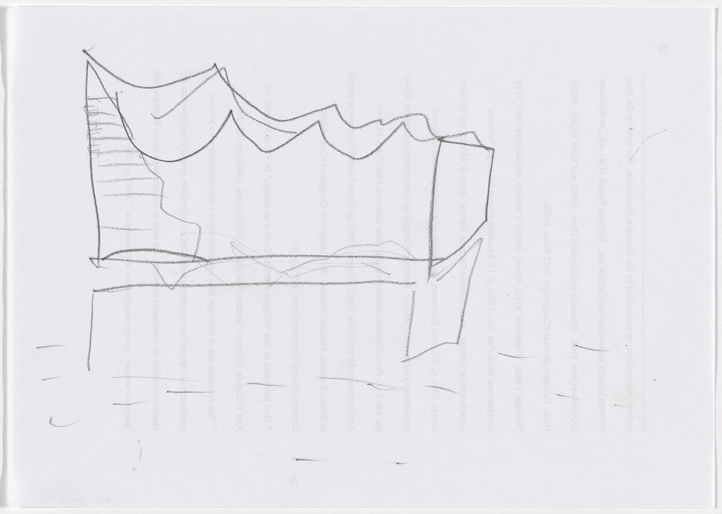Elbphilharmonie, Hamburg, Germany (Sketch; outline of addtion over existing building)