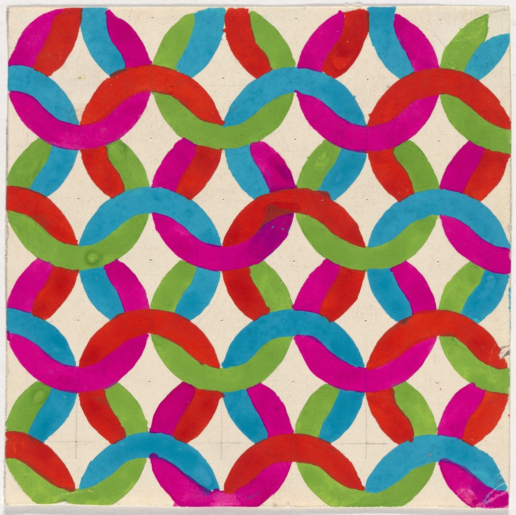 Moscow Olympics (design for children's textile)