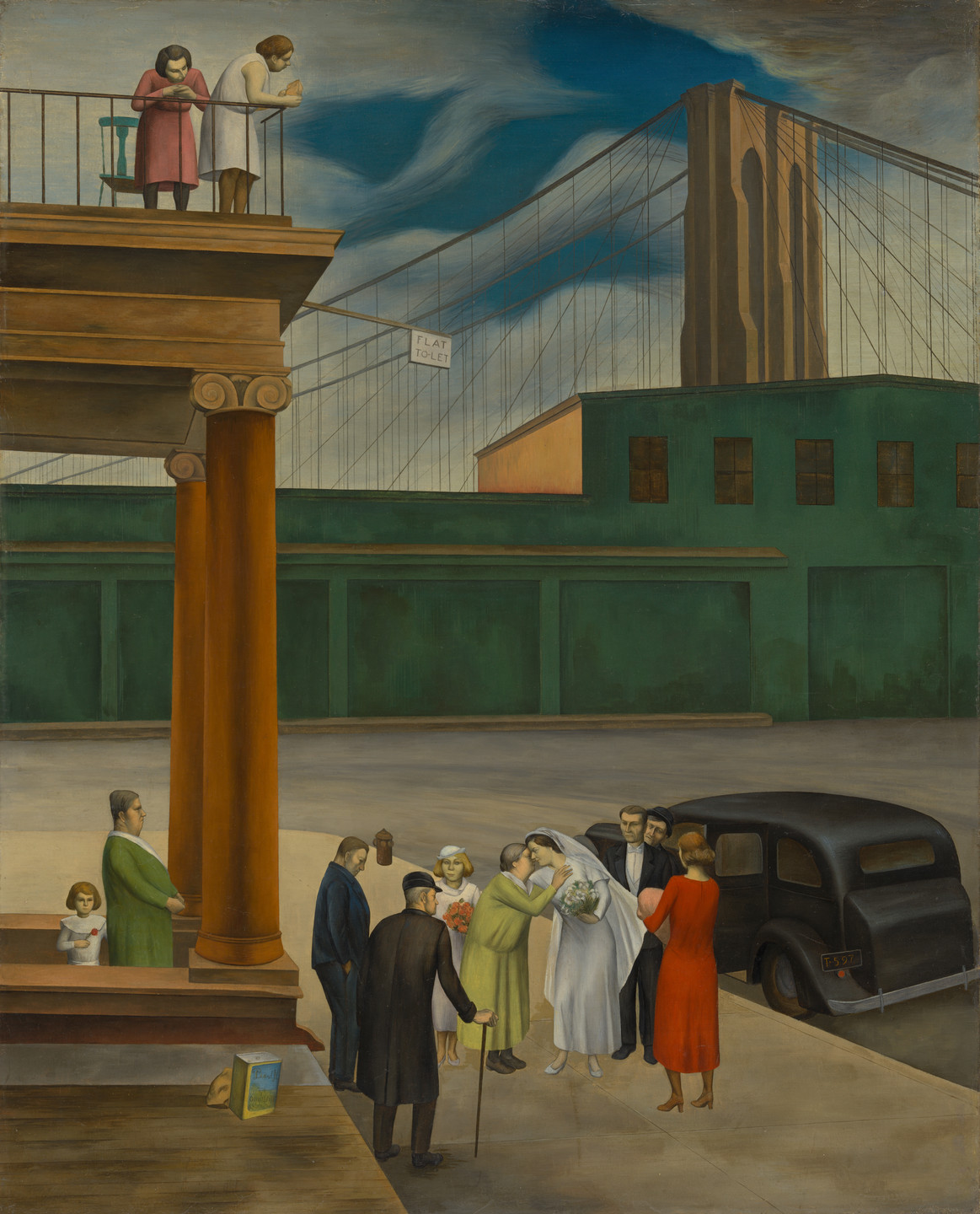 O. Louis Guglielmi. Wedding in South Street. 1937