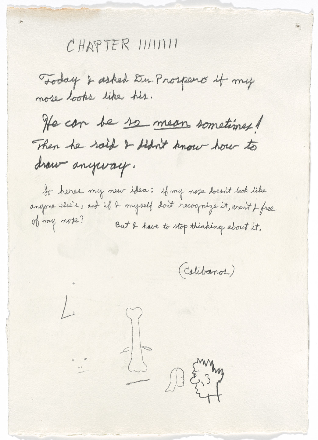 Jimmie Durham. Caliban Codex. 1992