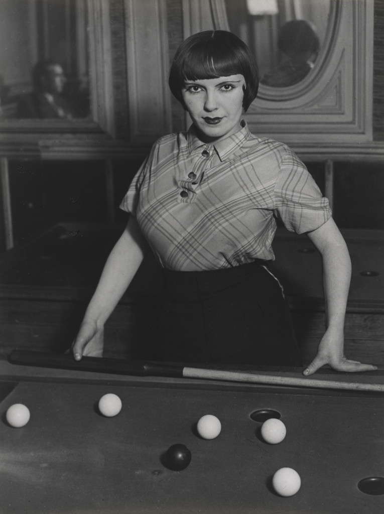 Prostitute Playing Snooker, Boulevard Rochechouart, Paris