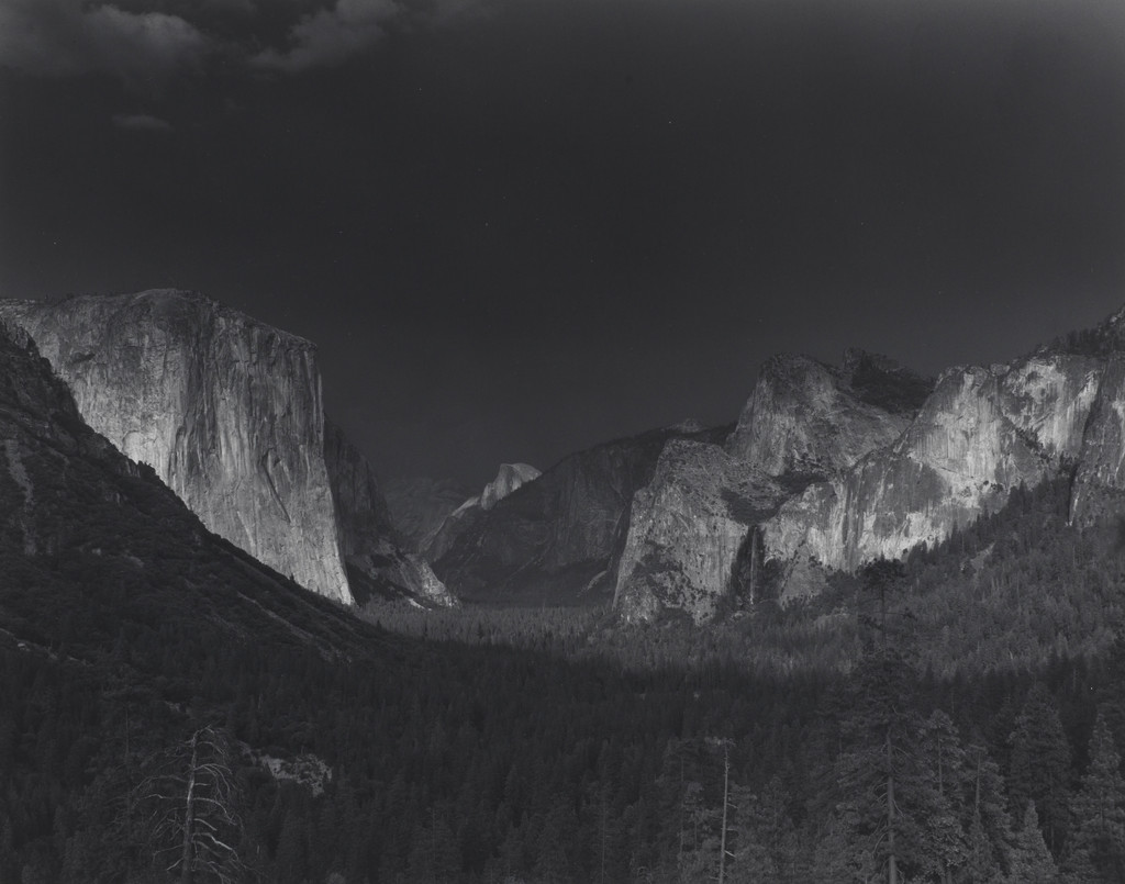 Yosemite Valley, Clearing Thunderstorm, from Tunnel Esplanade, California