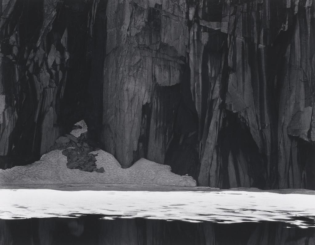 Ice and Cliffs, Kaweah Gap, California, Ansel Adams, 1932
