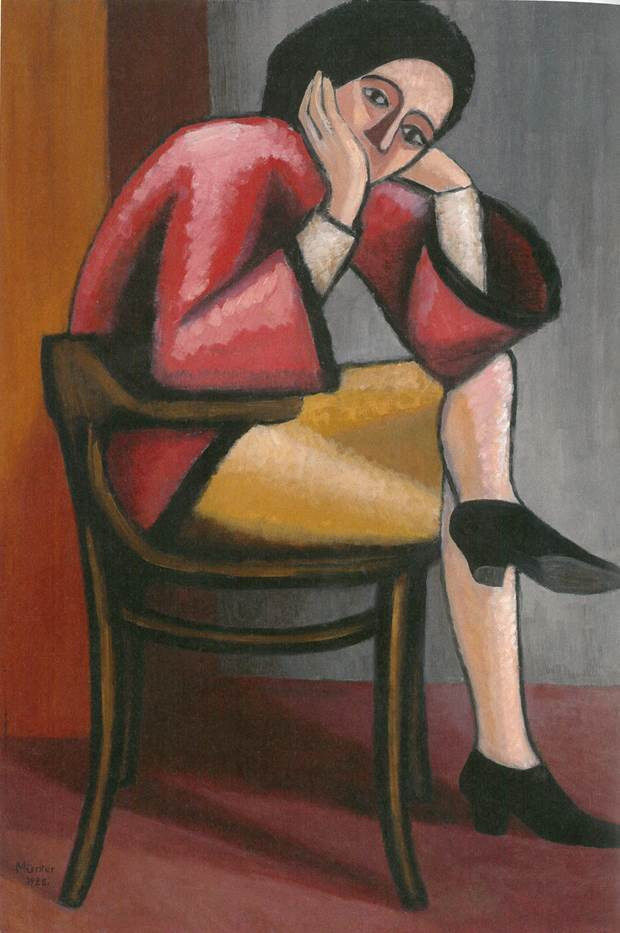 Gabriele Münter. Woman in Thought II. 1928