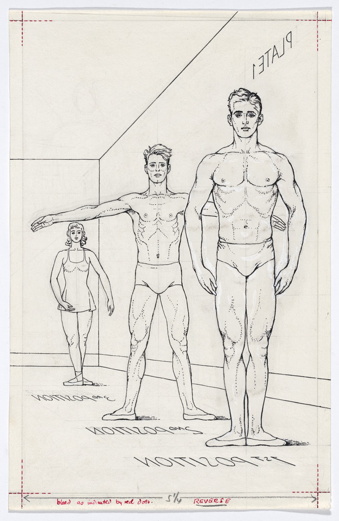 Plate 1 from Ballet Positions. Drawing for Ballet Alphabet: A Primer for Laymen