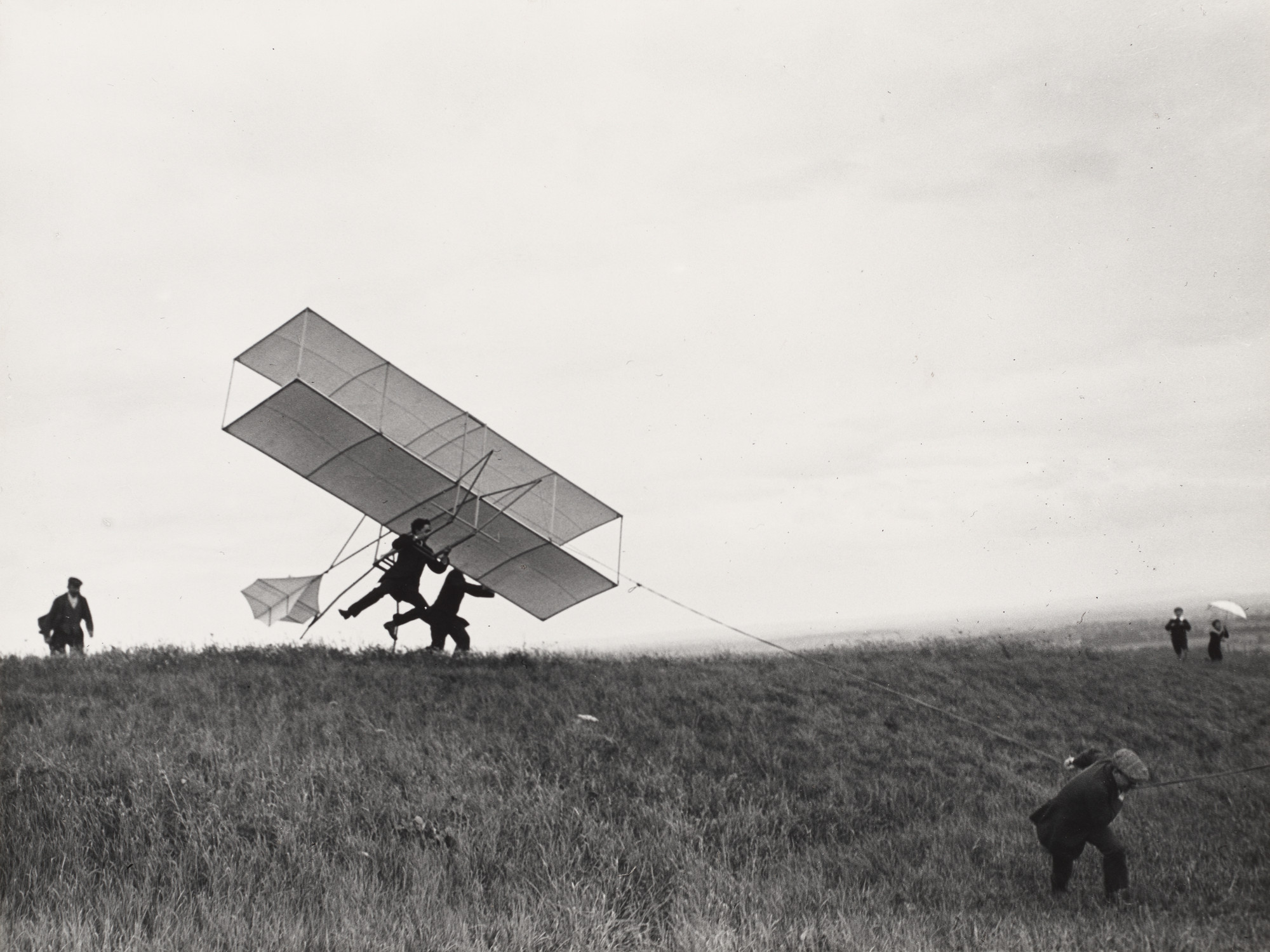 Jacques-Henri Lartigue. Glider Constructed by Maurice Lartigue, Park at Château de Rouzat