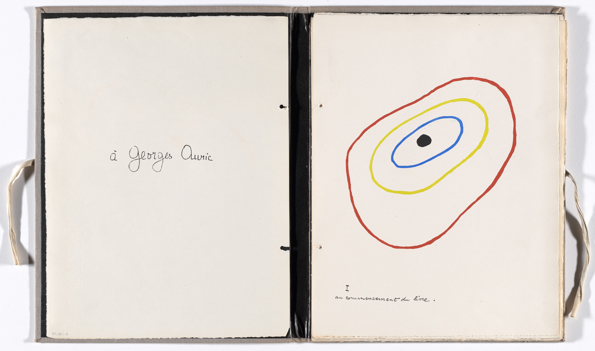 Joan Miró. Plate (folio 2) from Il était une petite pie (Once There Was a Little Magpie)