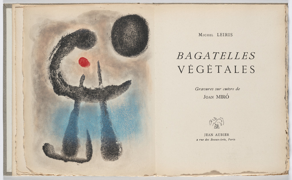 Frontispiece from Bagatelles végétales