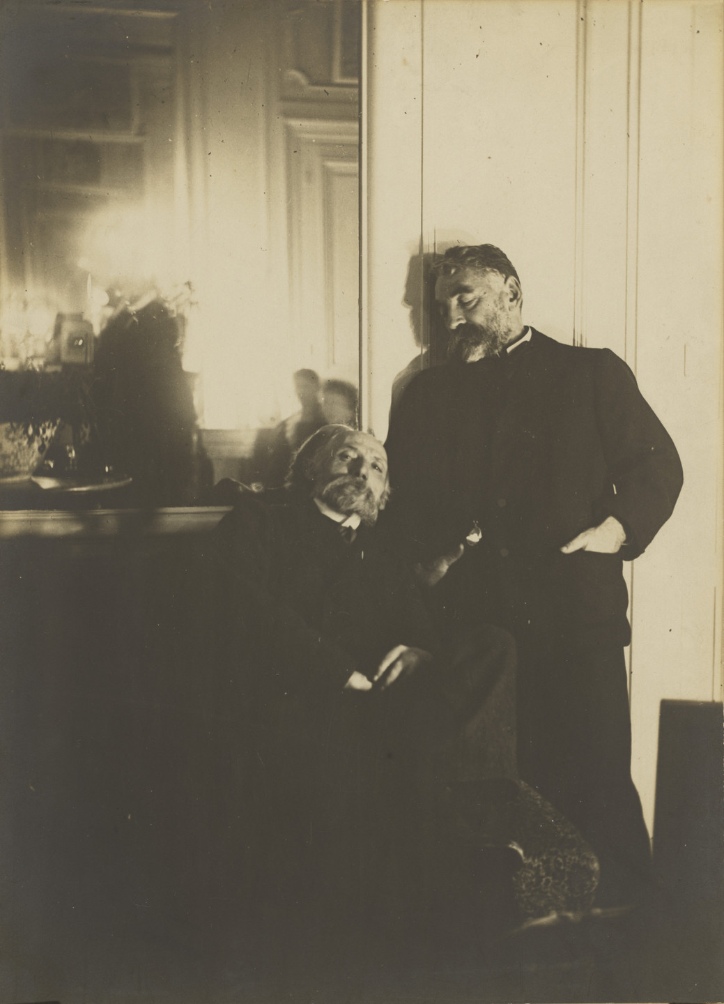 Hilaire-Germain-Edgar Degas. Pierre-Auguste Renoir and Stéphane Mallarmé. December 1895
