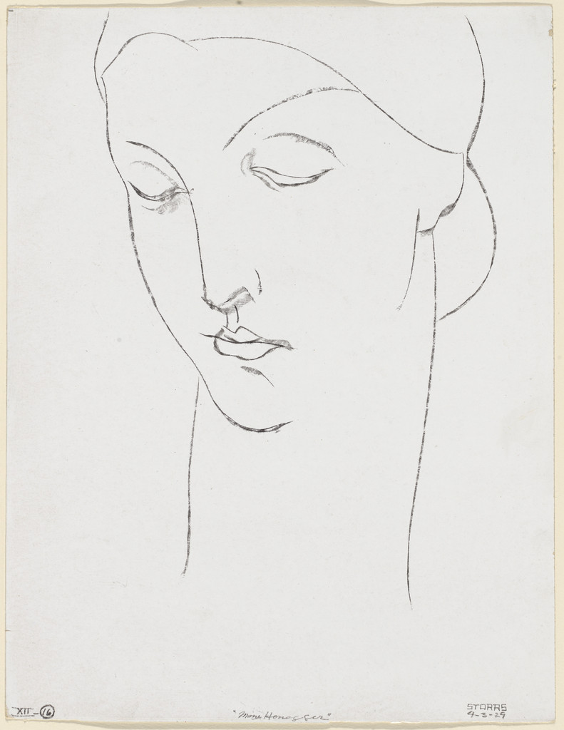 Head of Marie Honneger