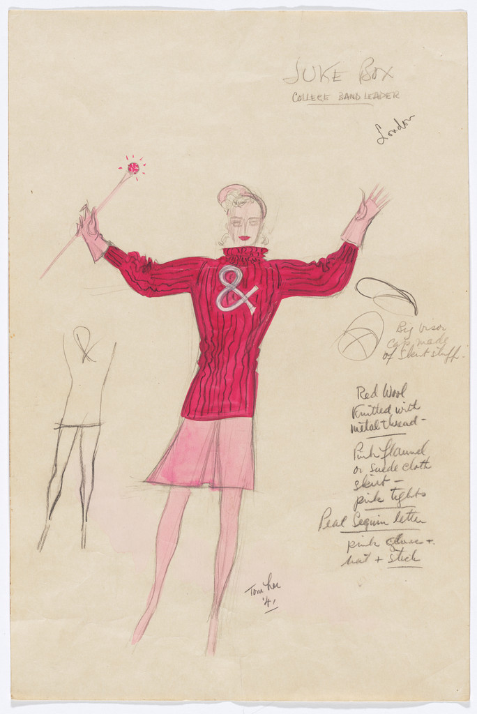 College Band Leader. Costume design for the ballet Juke-Box, Tom Lee, 1941
