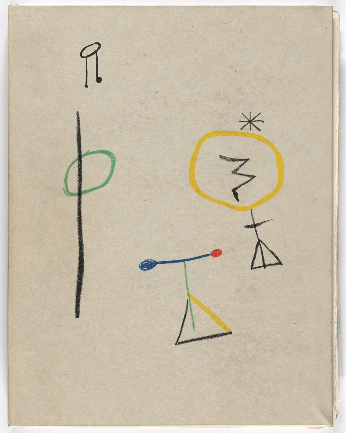 Joan Miró. Parler seul (Speaking Alone). 1948–50, published 1950