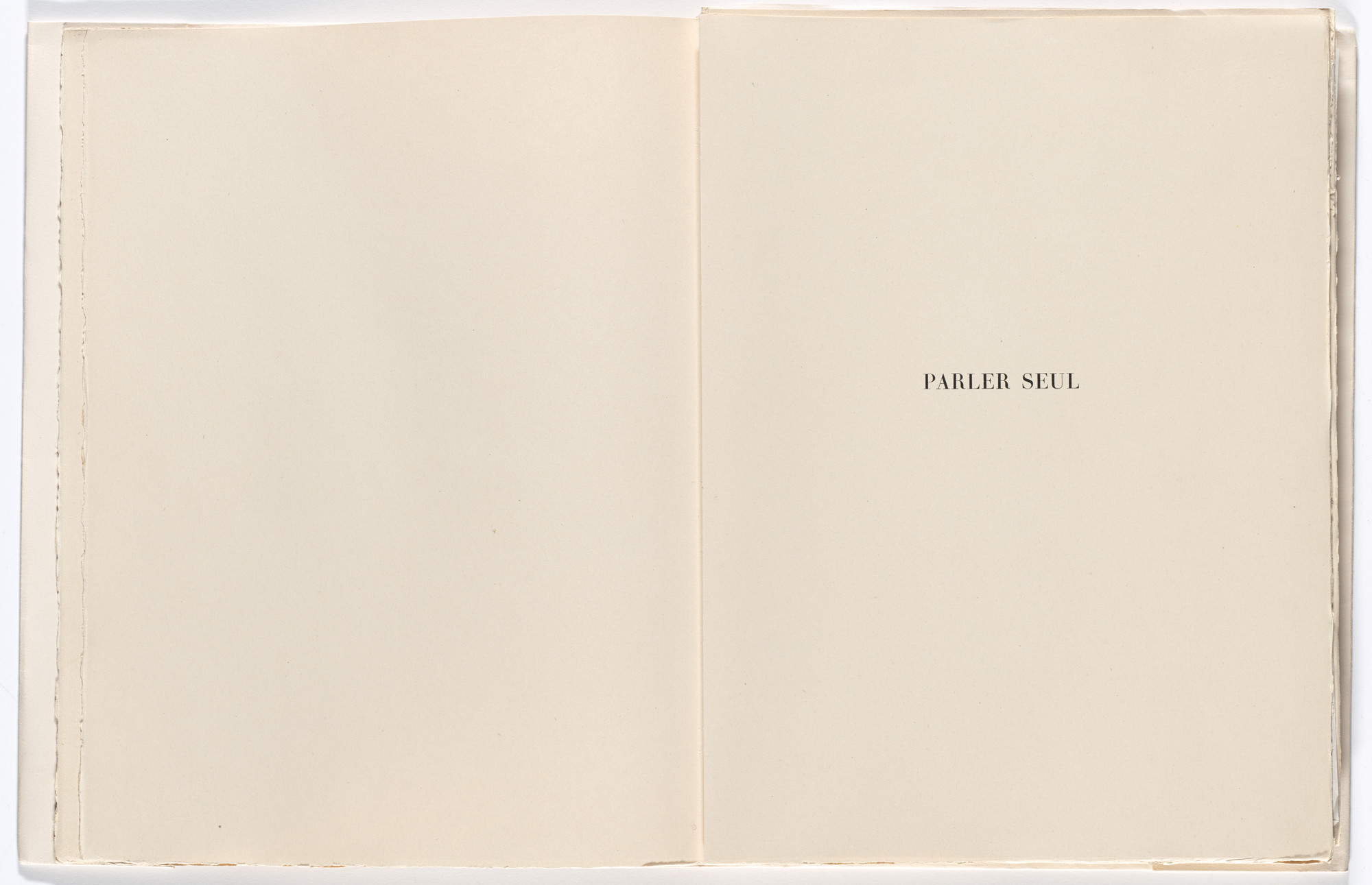 Joan Miró. Parler seul (Speaking Alone). 1948–50, published 1950