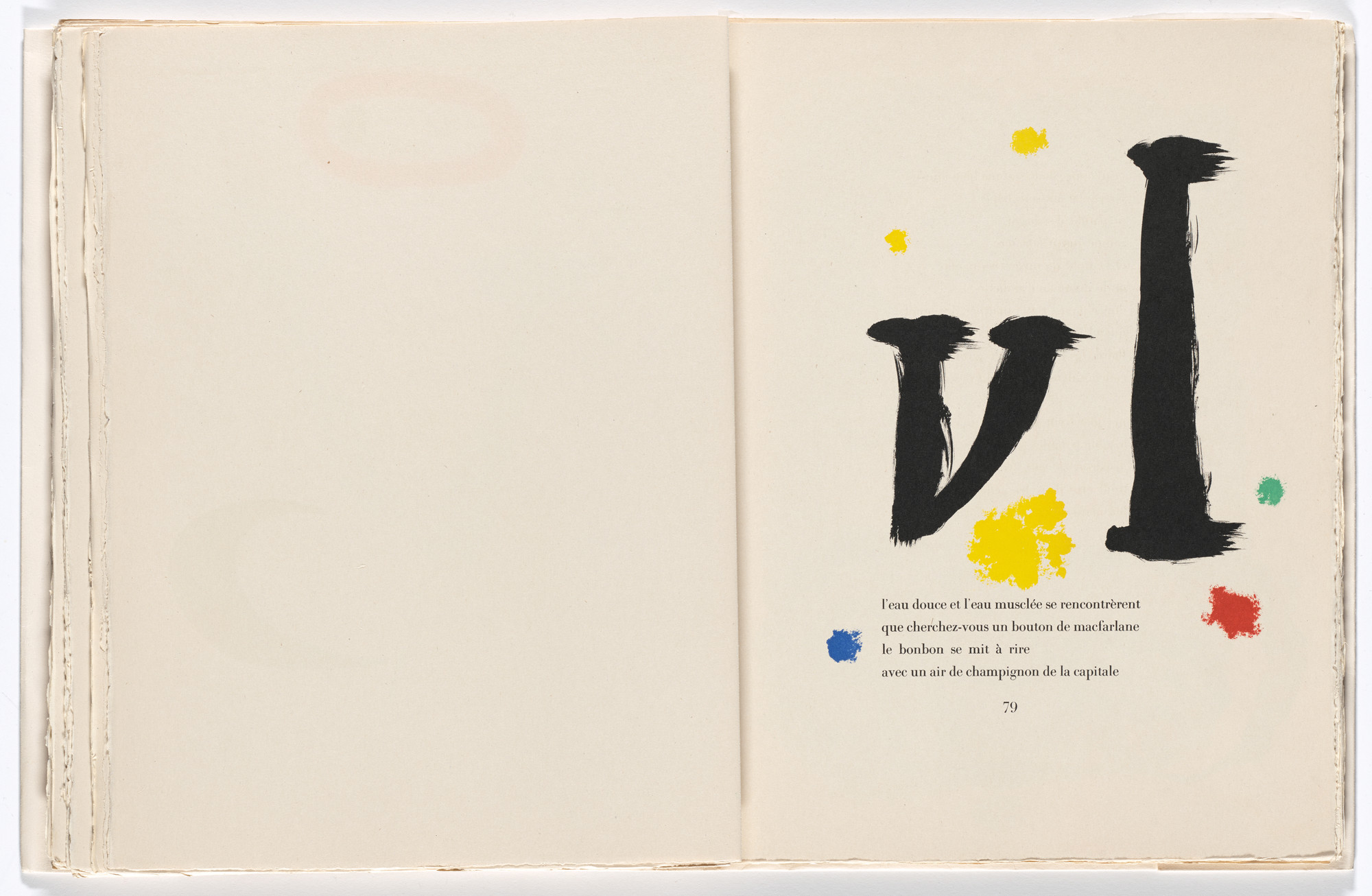 Joan Miró. Parler seul (Speaking Alone). 1948–50, published 1950