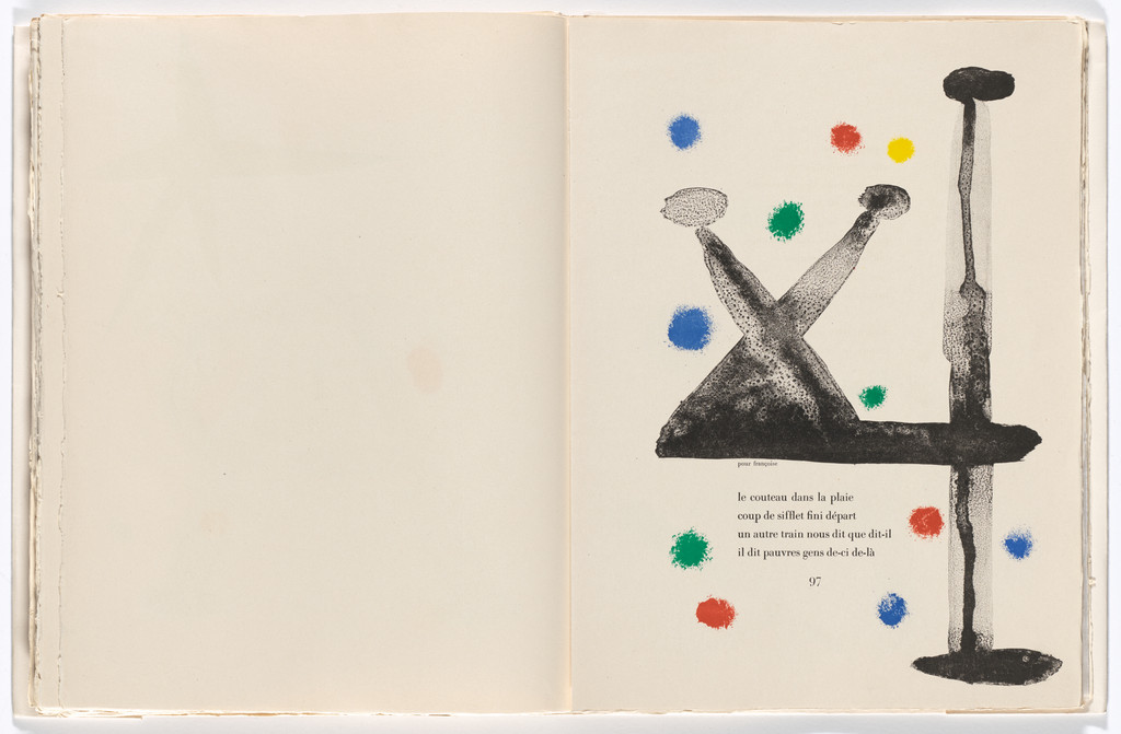 In-text plate (page 97) from Parler seul (Speaking Alone)