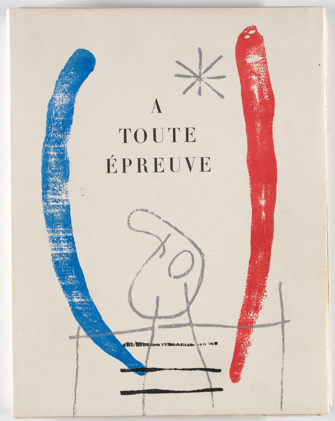 アンティークポスター！JOAN MIRÓ A TOUTE ÉPREUVE Joan Miró. Á toute épreuve (Proof Against All). 1947–58
