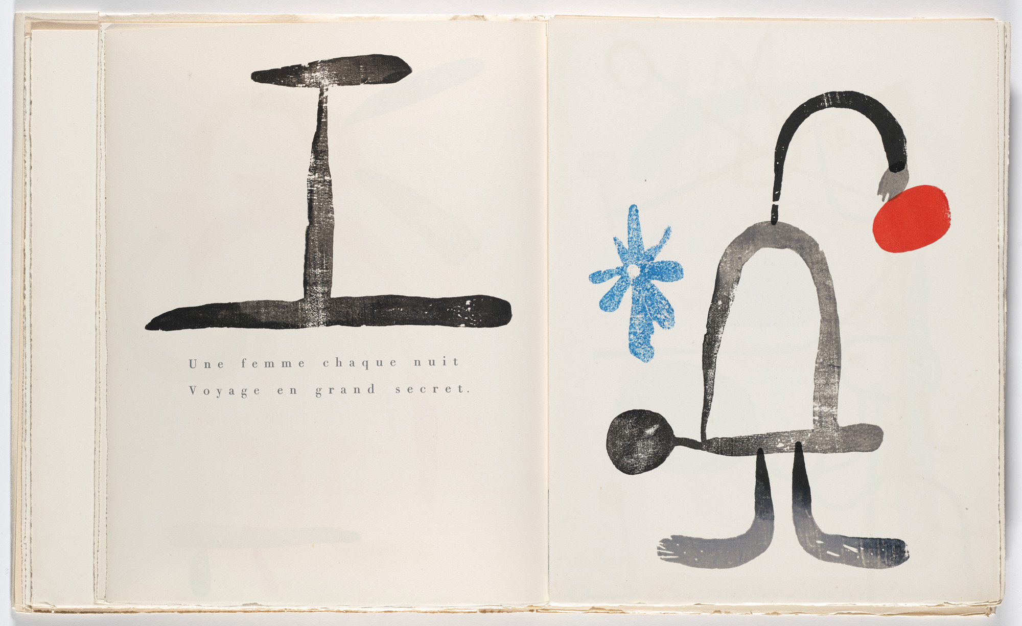 Joan Miró. Headpiece (folio 7 verso) from À toute épreuve (Proof Against All)