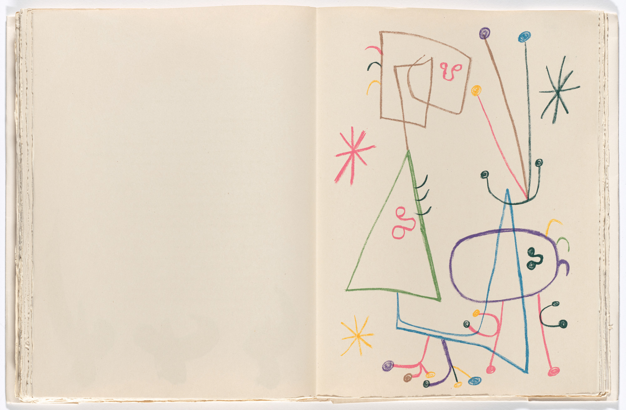 Joan Miró. Parler seul (Speaking Alone). 1948–50, published 1950