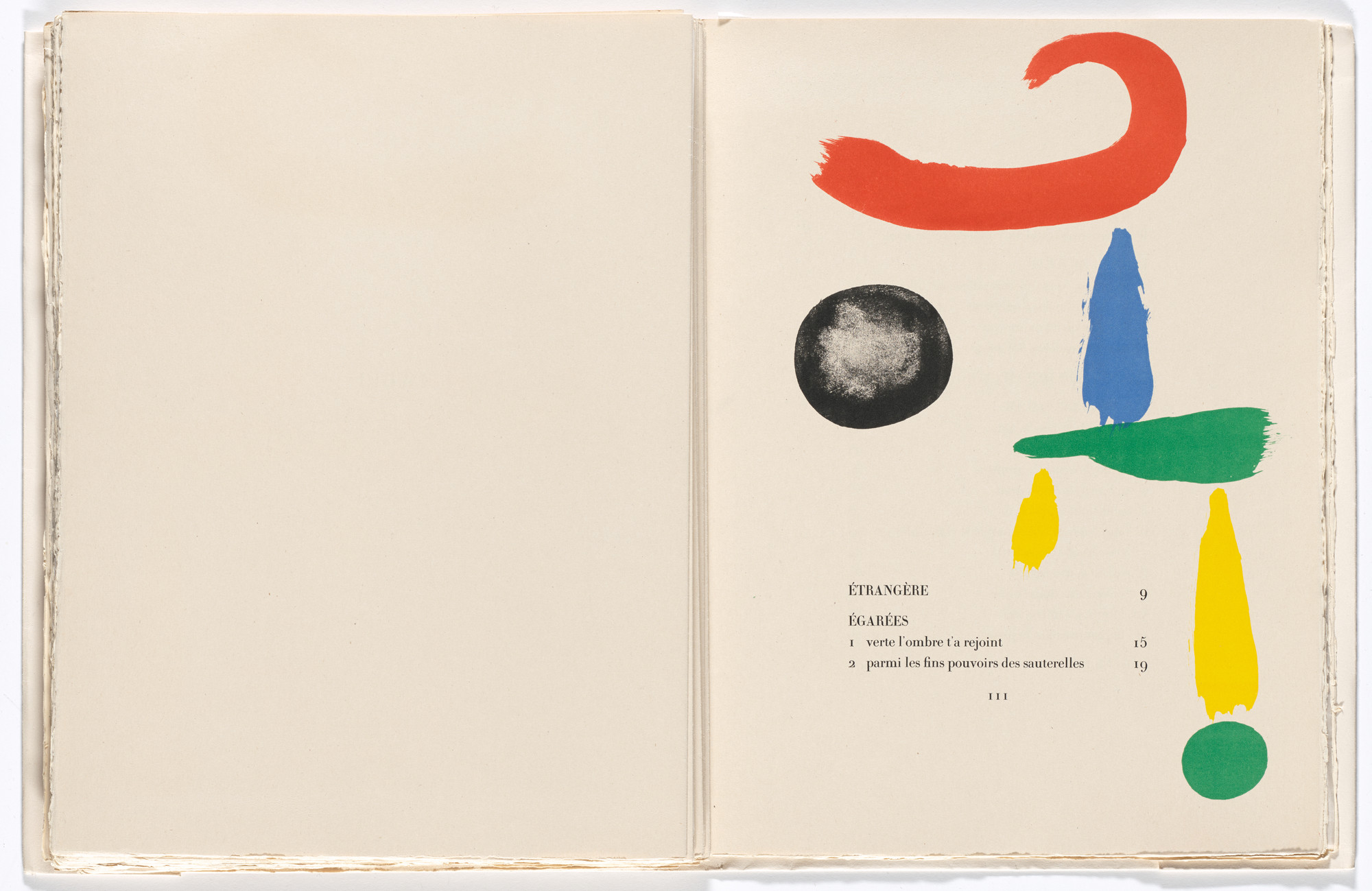 Joan Miró. Parler seul (Speaking Alone). 1948–50, published 1950