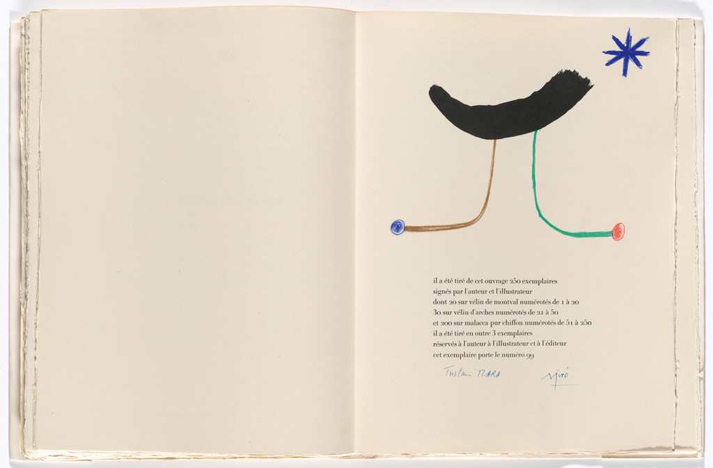 Headpiece (justification page) from Parler seul (Speaking Alone)