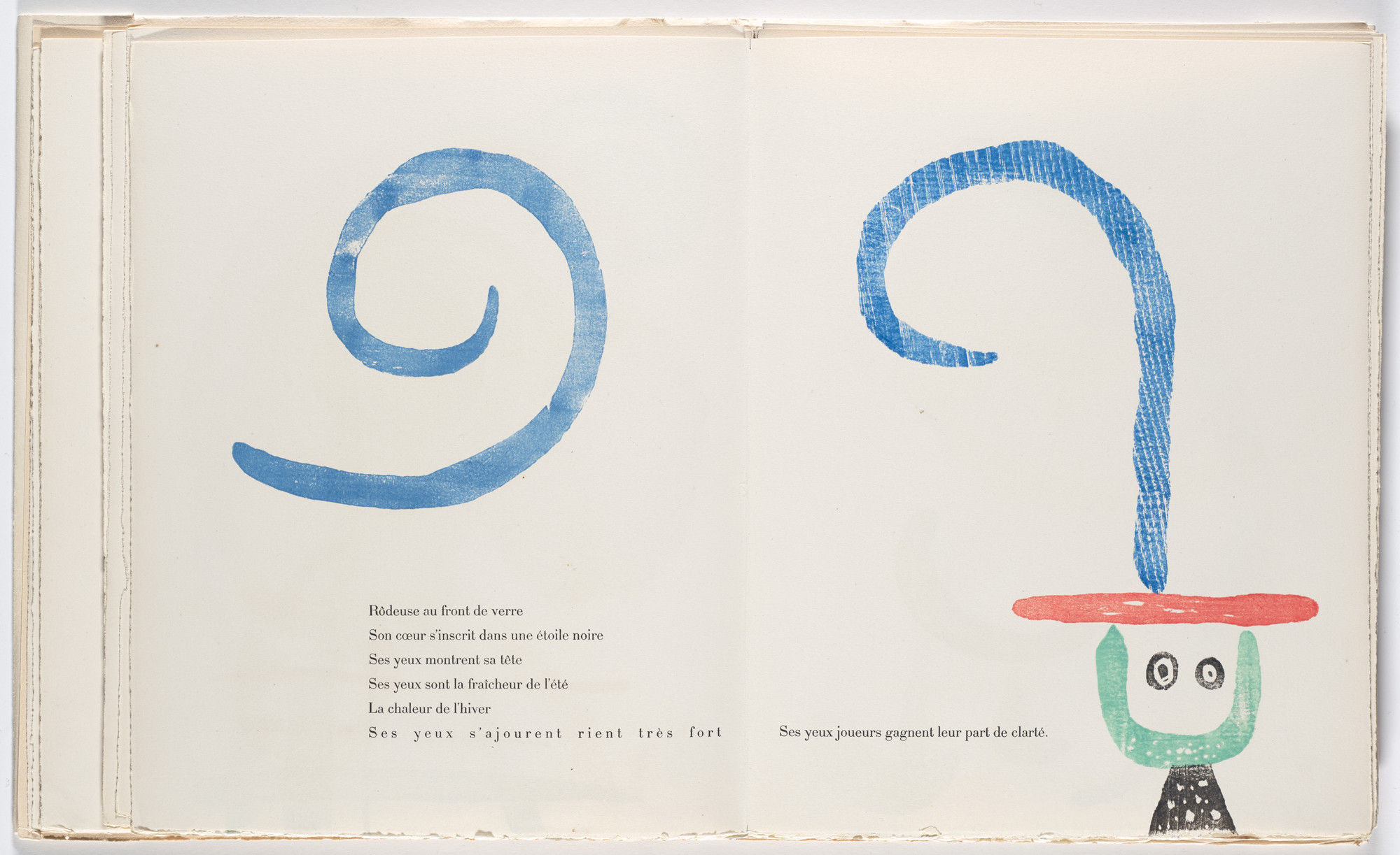 Joan Miró. In-text plate (folio 17) from À toute épreuve (Proof Against All)