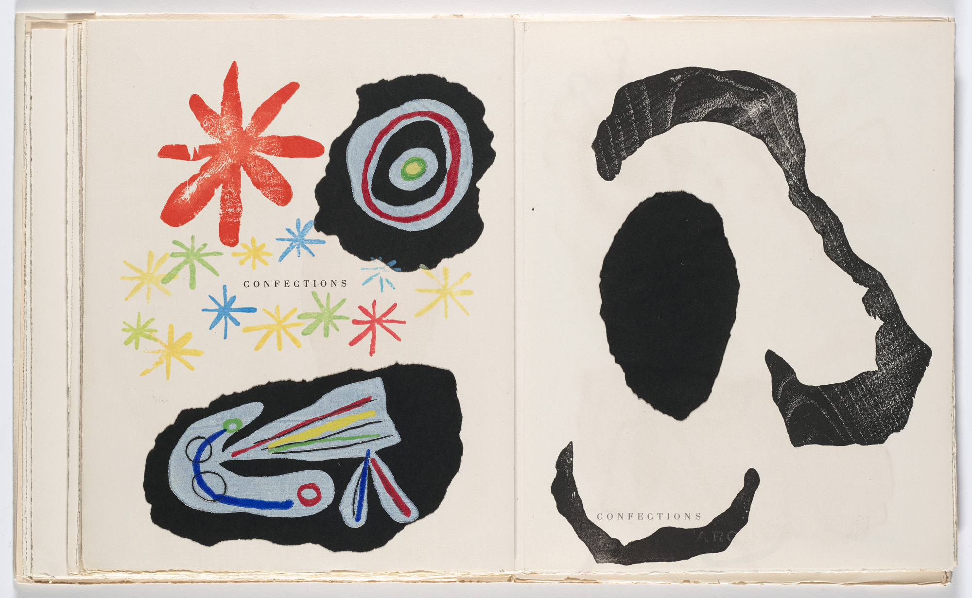 Joan Miró. Chapter title page (folio 29 verso) from À toute épreuve (Proof Against All)