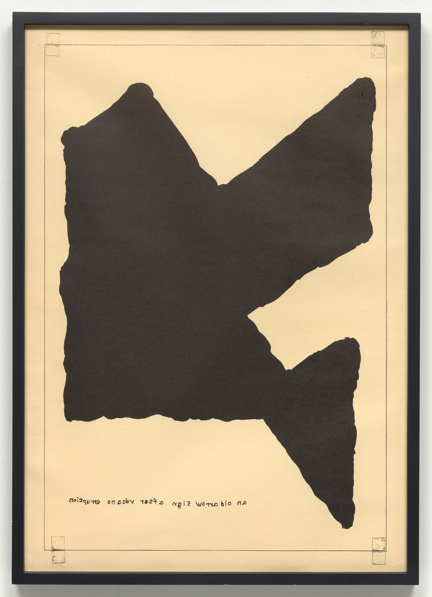 Kim Beom. Untitled (An Old Arrow Sign After Volcano Eruption) from an untitled series