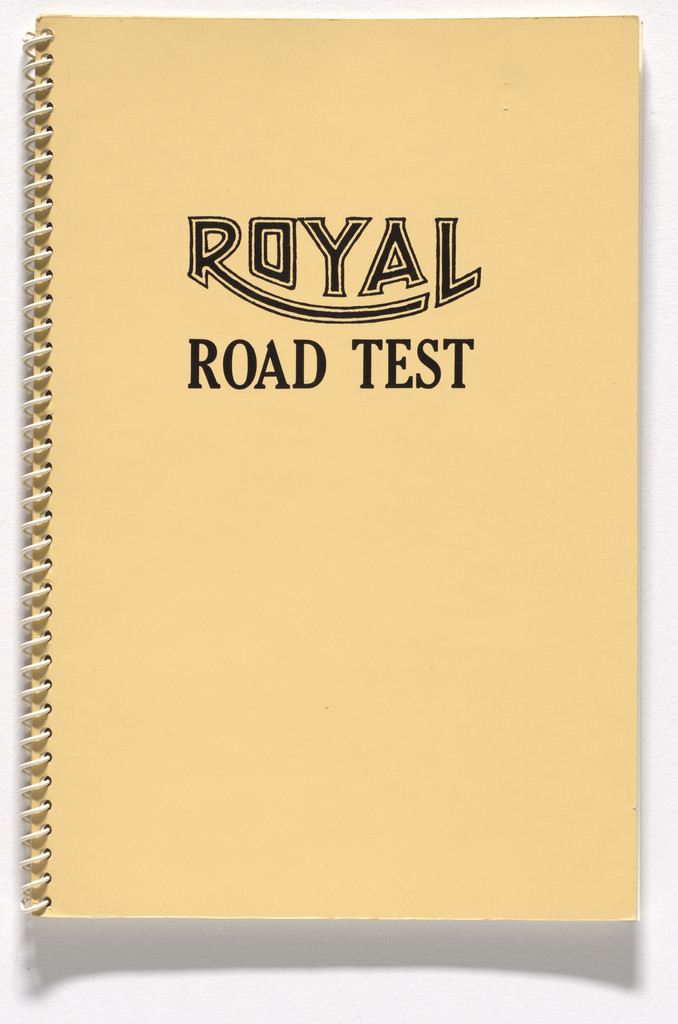 Royal Road Test, Edward Ruscha, Mason Williams, Patrick Blackwell, 1967
