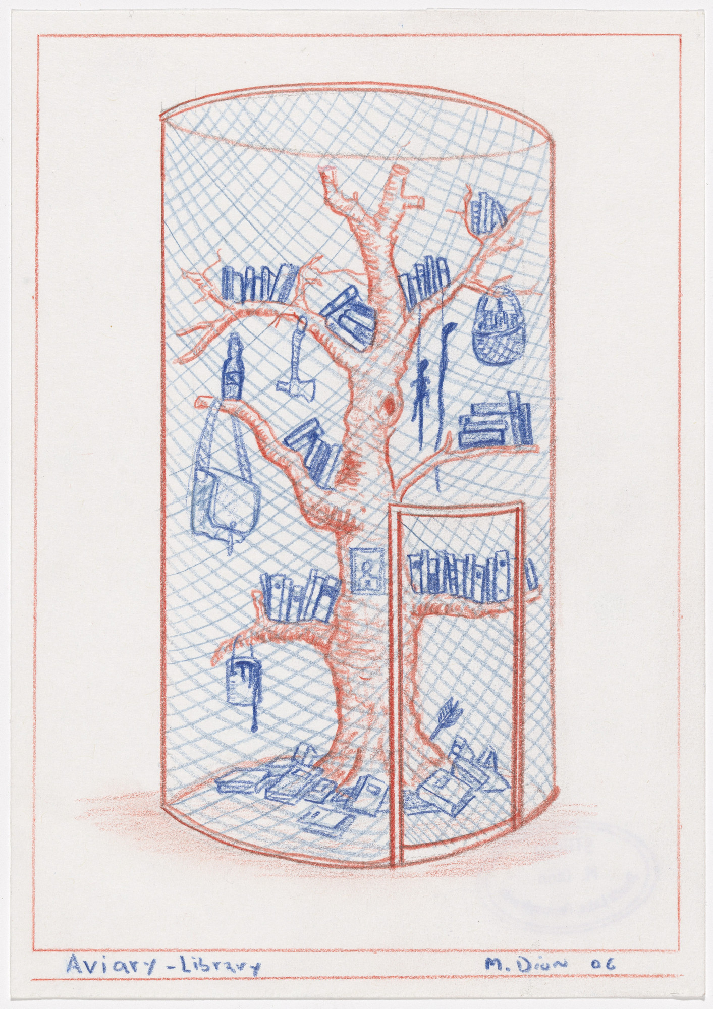 Mark Dion. Aviary Library