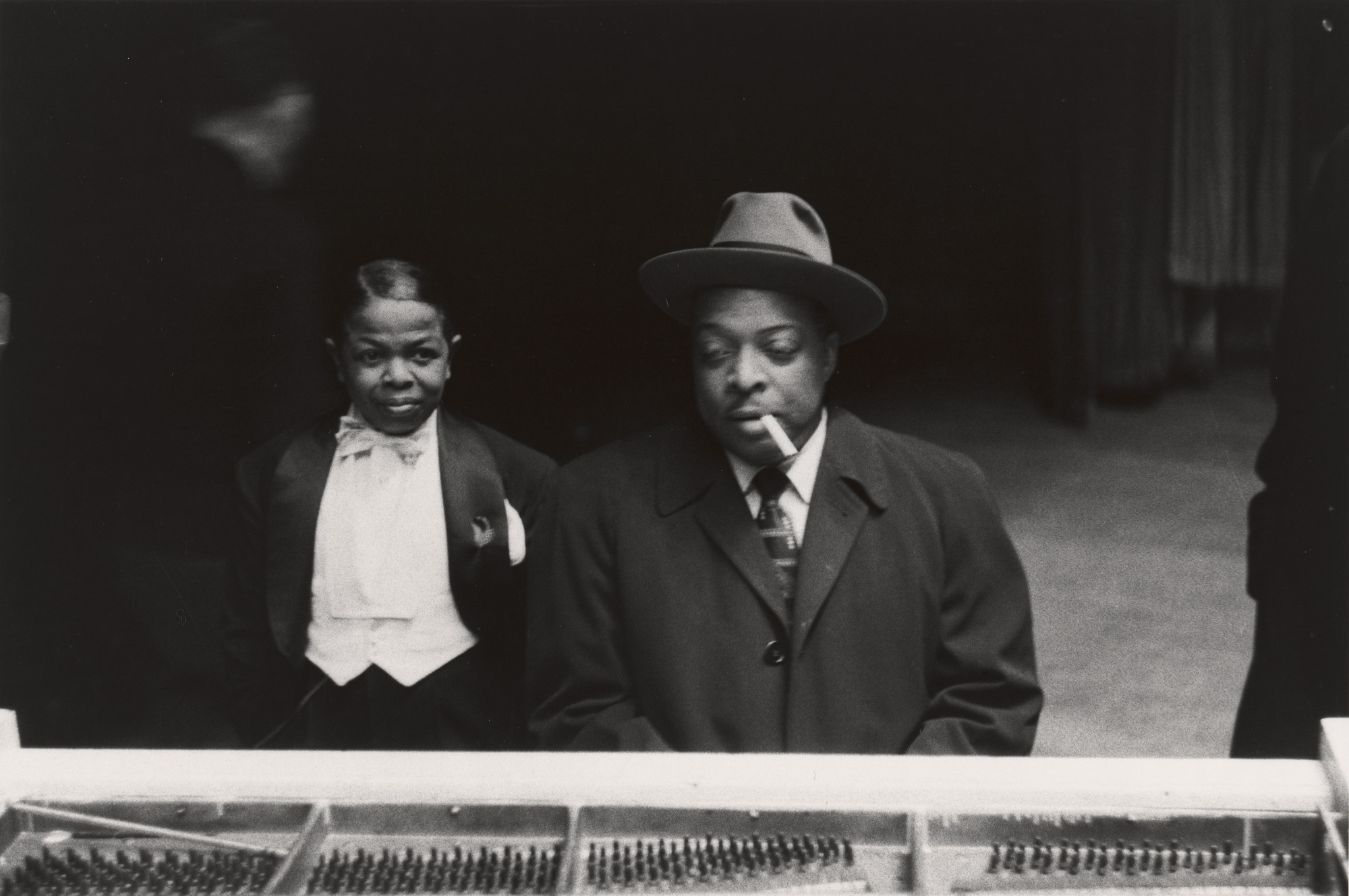 Lee Friedlander. Pee Wee Marquette and Count Basie. New York City. 1957
