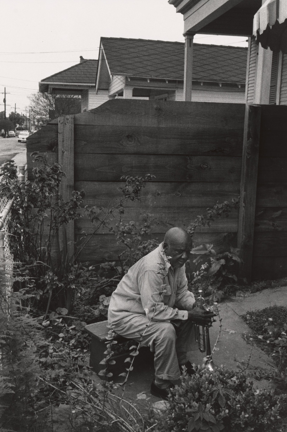 Lee Friedlander. Wooden Joe Nicholas. New Orleans, Louisiana. 1957