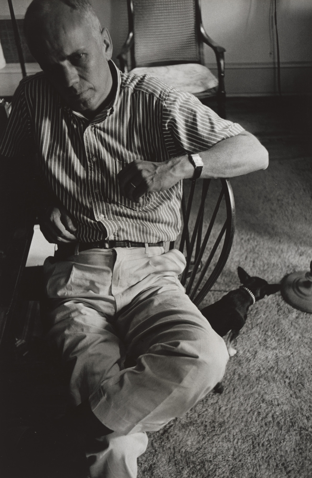 Lee Friedlander. Walker Percy. Covington, Louisiana