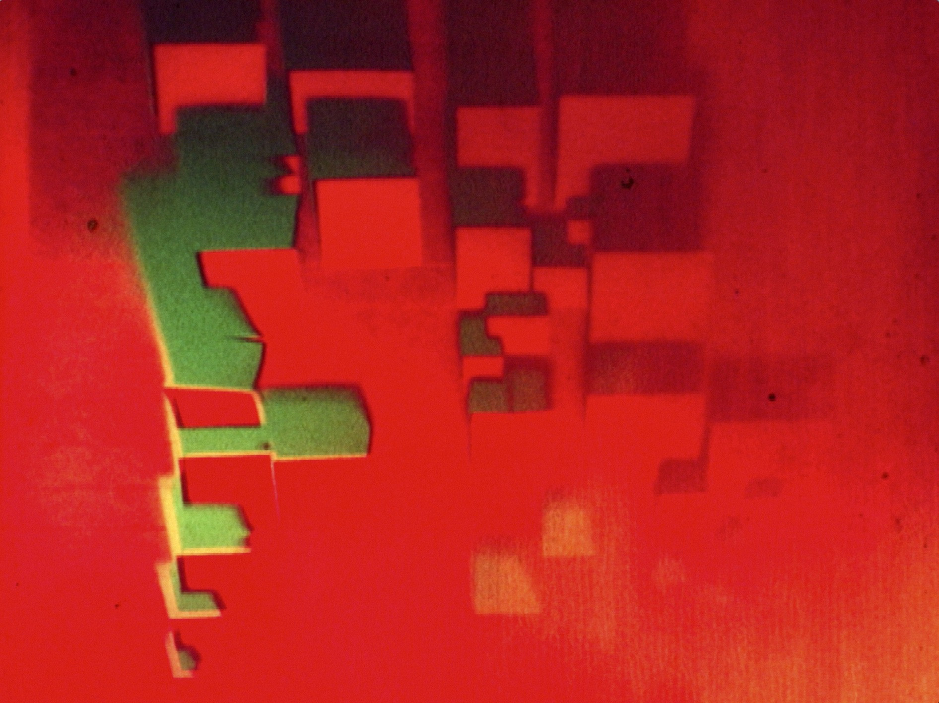 Nalini Malani. Dream Houses. 1969