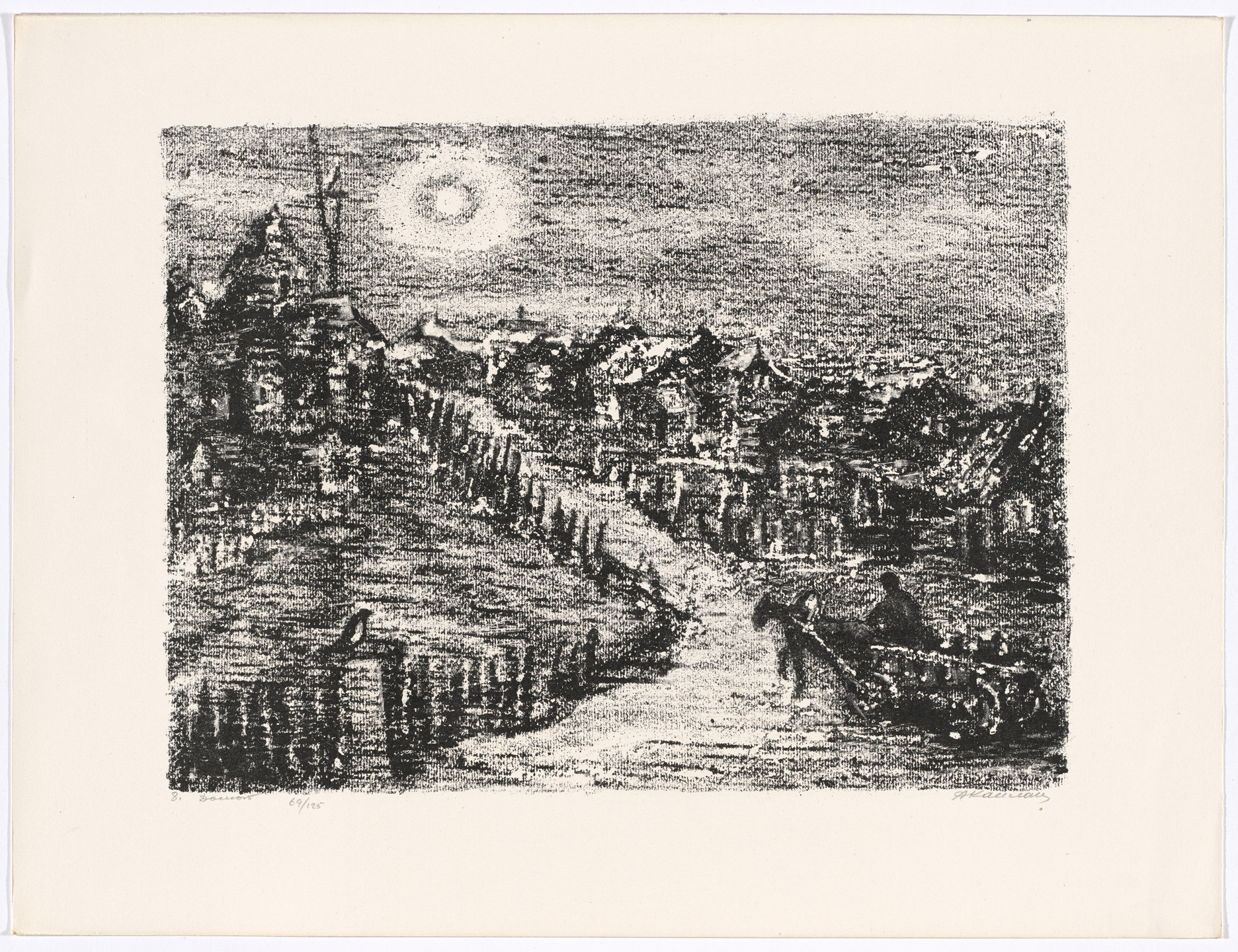 Anatoli Lvovich Kaplan. Return Home (Return at Night) from Tevia the Milkman, Volume I. 1957–61, published 1961