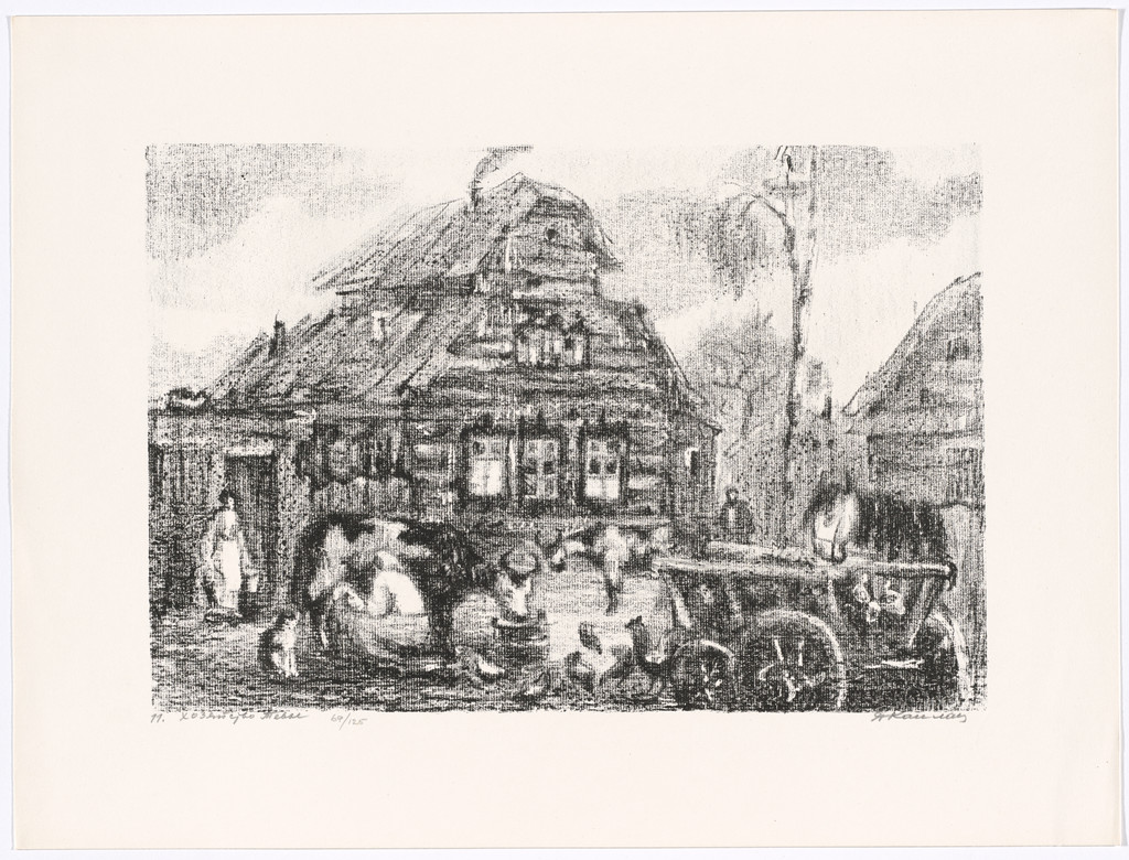 Tevia's Tavern (Golda and Zejtl Milking) from Tevia the Milkman, Volume I