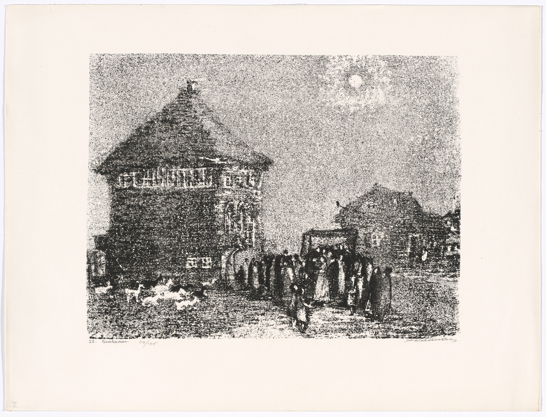 Anatoli Lvovich Kaplan. The Wedding (Motl and Zejtl's Marriage) from Tevia the Milkman, Volume I. 1957–61, published 1961