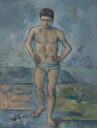 Paul Cézanne. The Bather. c. 1885