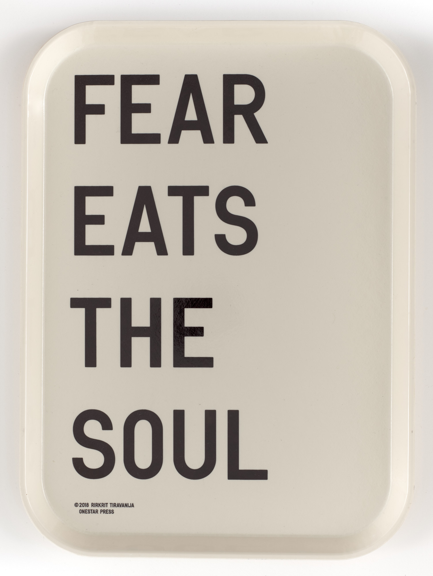 Rirkrit Tiravanija. FEAR EATS THE SOUL
