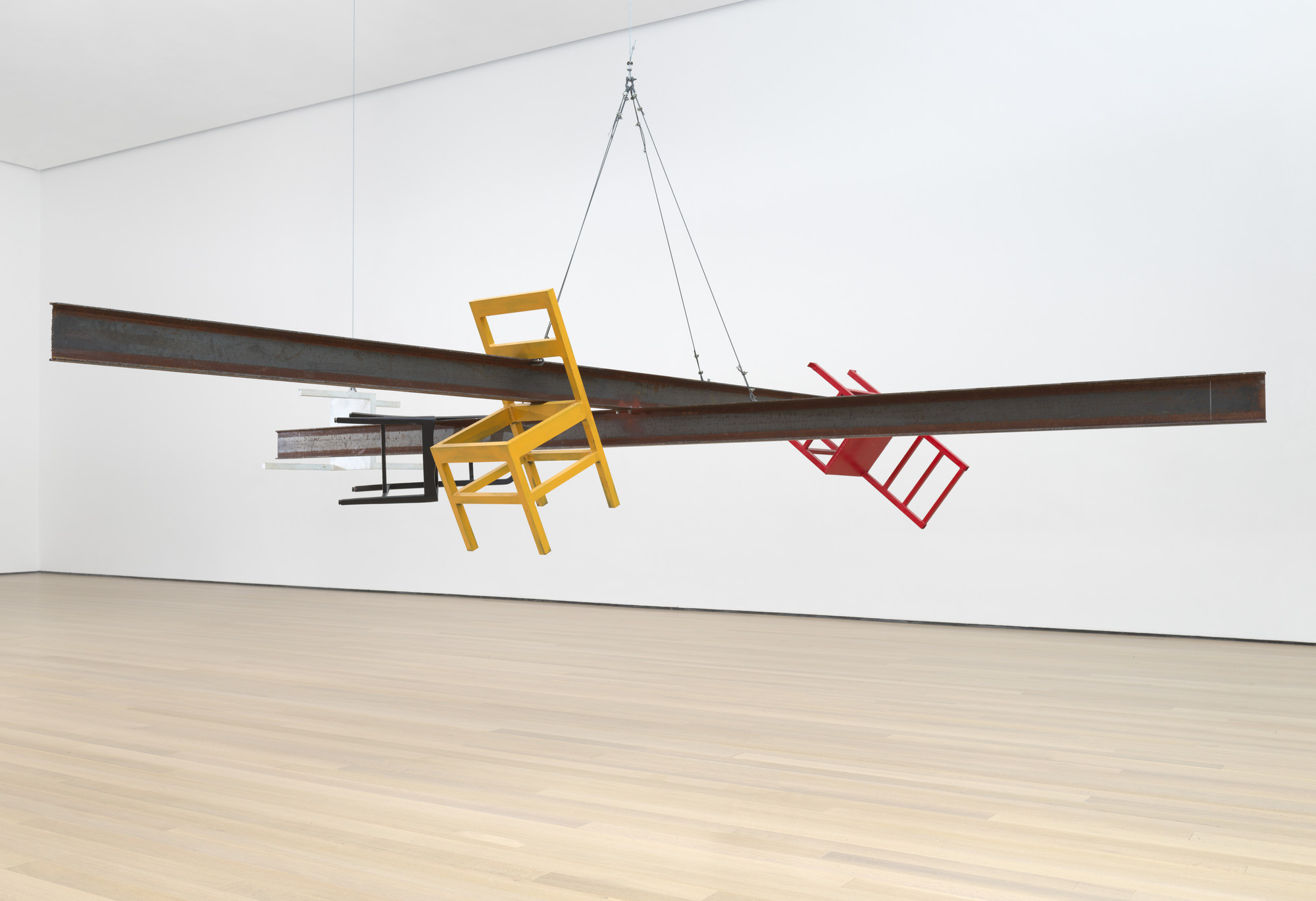 Bruce Nauman. White Anger, Red Danger, Yellow Peril, Black Death. 1984