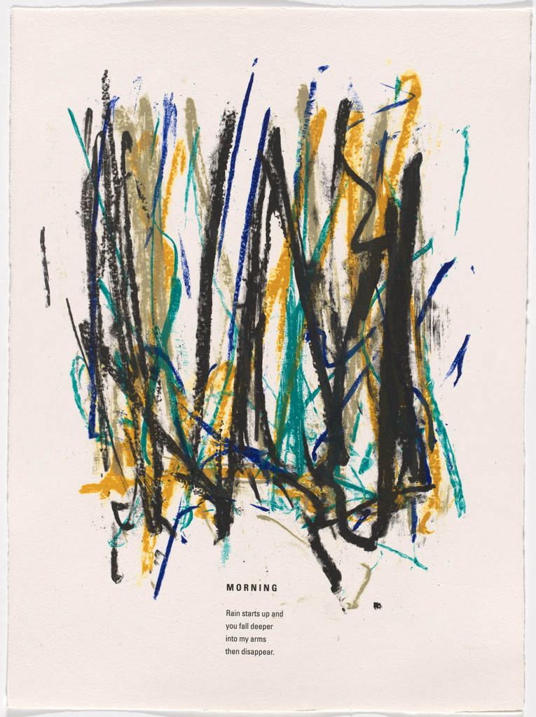 In-text plate (folio 4) from Poems by Joan Mitchell
