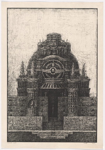 Andrei Chernov. Facade of the Village Soviet