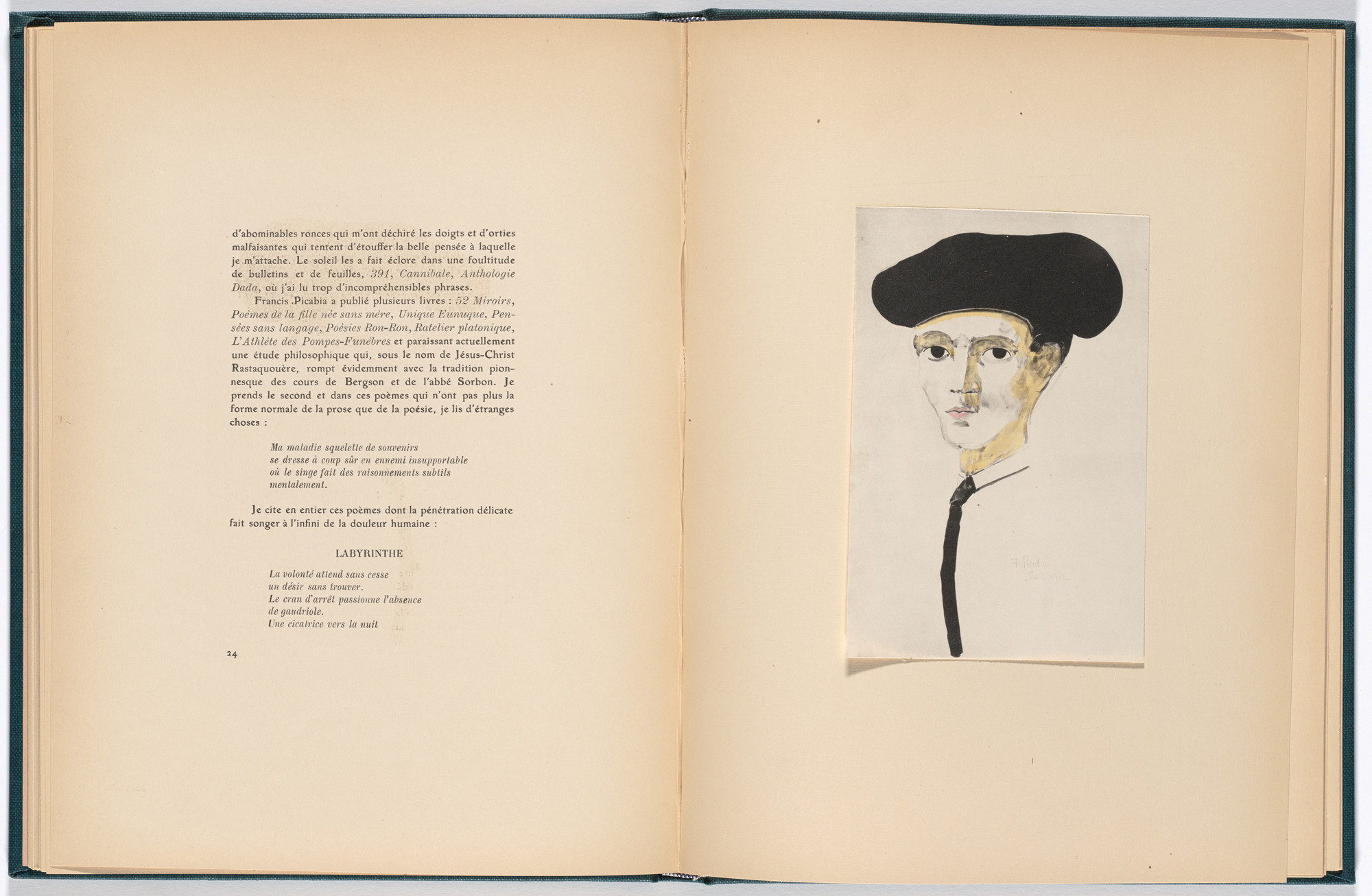 Francis Picabia. Reproduction of Untitled (Toreador) (facing page 24) from Monographie Francis Picabia (Francis Picabia Monograph). 1920