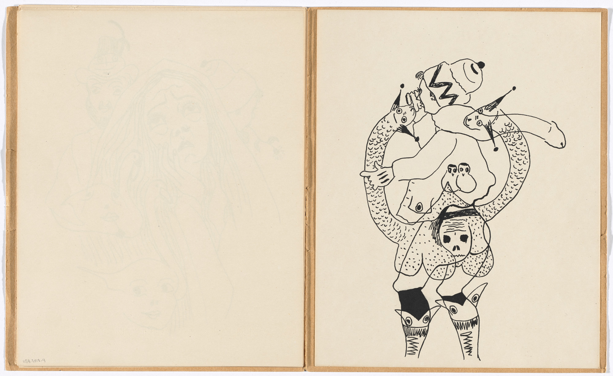 Francis Picabia. Plate (folio 12) from 591. 1952