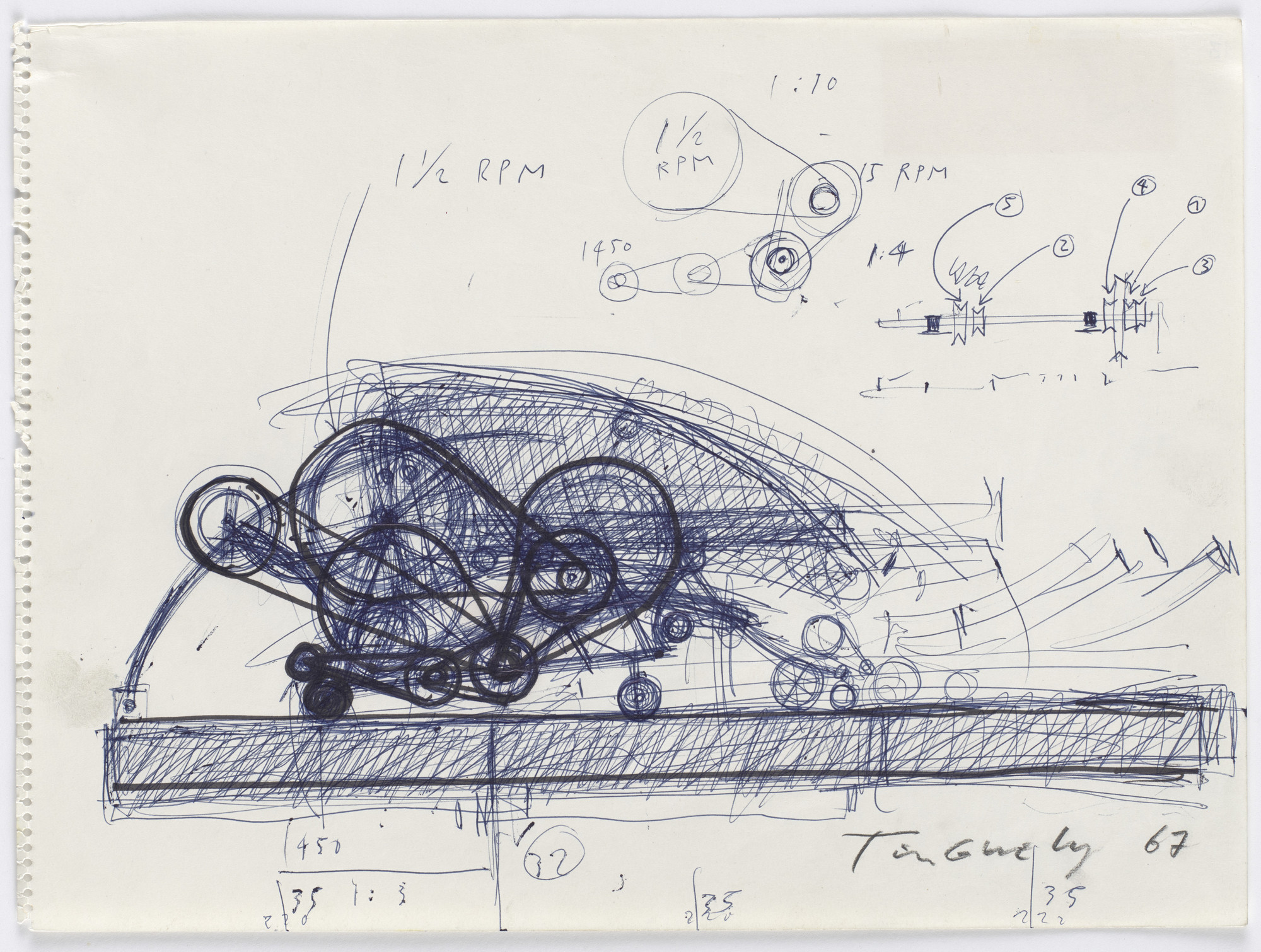 Jean Tinguely. Study for Hannibal