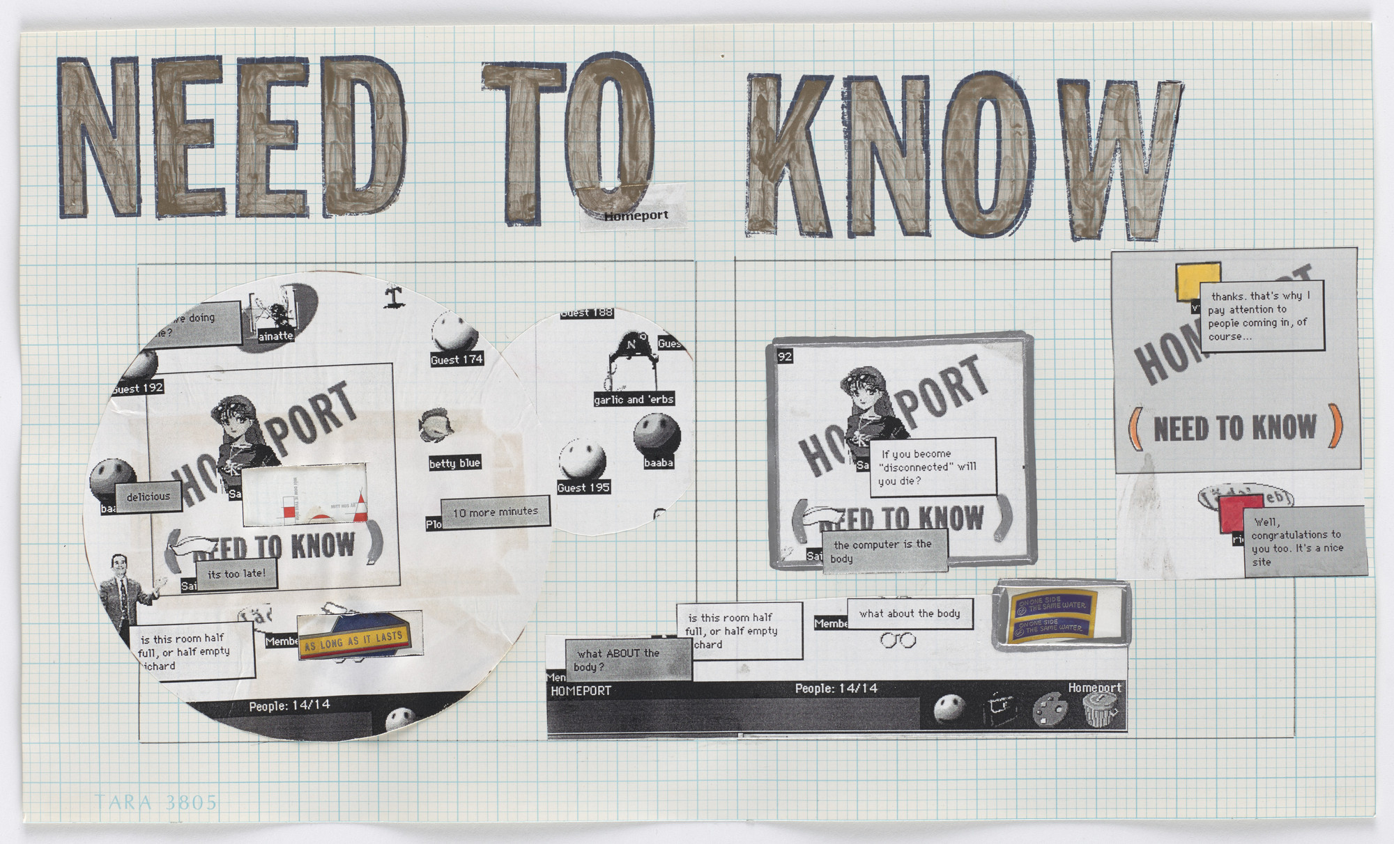 Lawrence Weiner. Homeport Need to Know